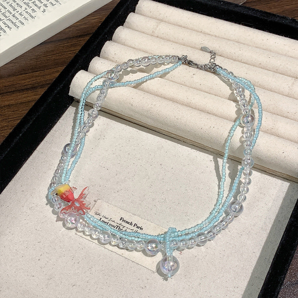 Vintage Goldfish Twin Necklace