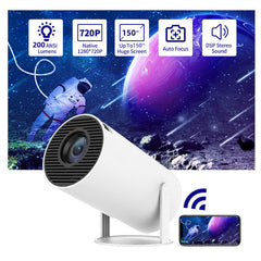 Portable Automatic Focus Projector