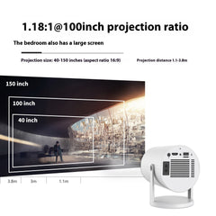 Portable Automatic Focus Projector
